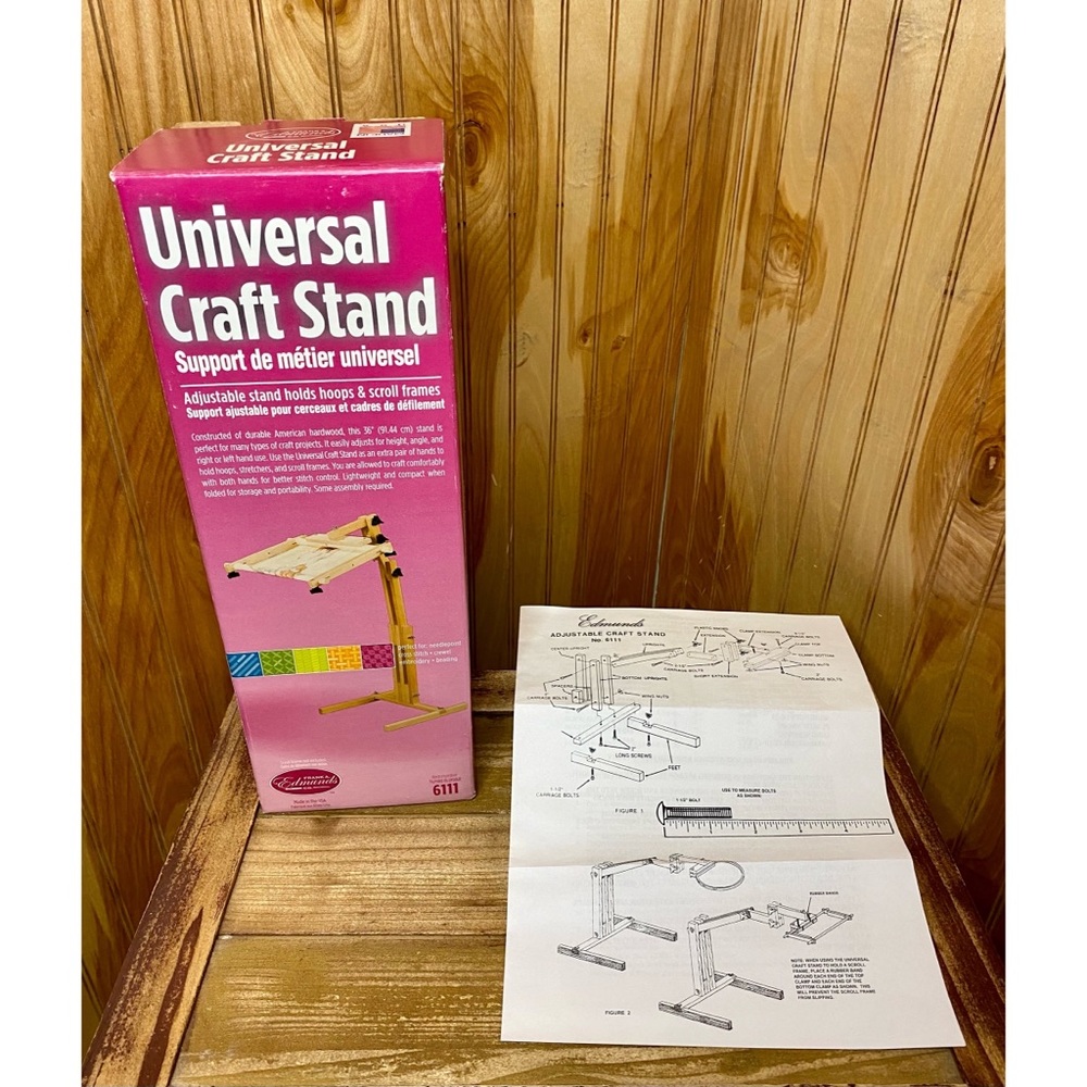 Frank A. Edmunds Universal Craft Stand Adjustable 6111 Needlepoint Cross Stitch